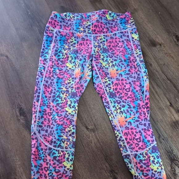 Feed Me Fight Me Vibrant Kids Leggings - Picture 1 of 2
